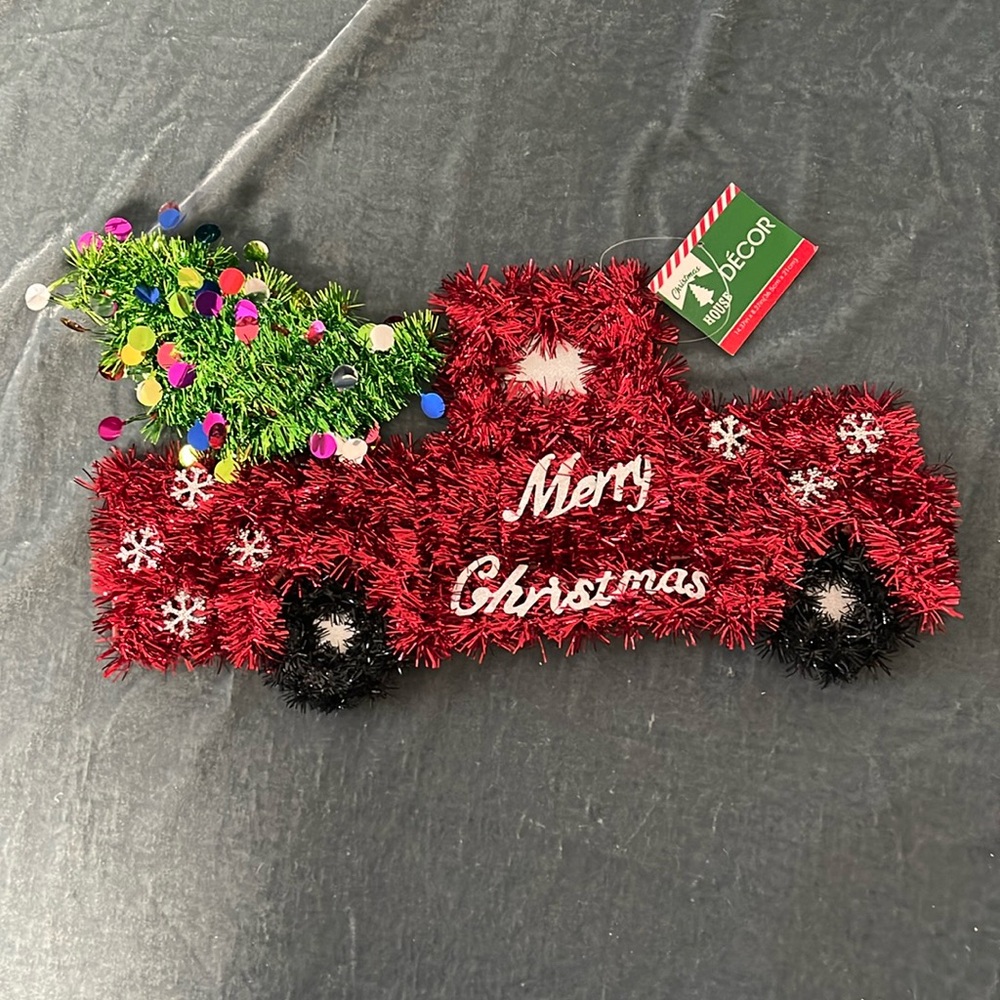NWT Christmas Tree Truck Decor